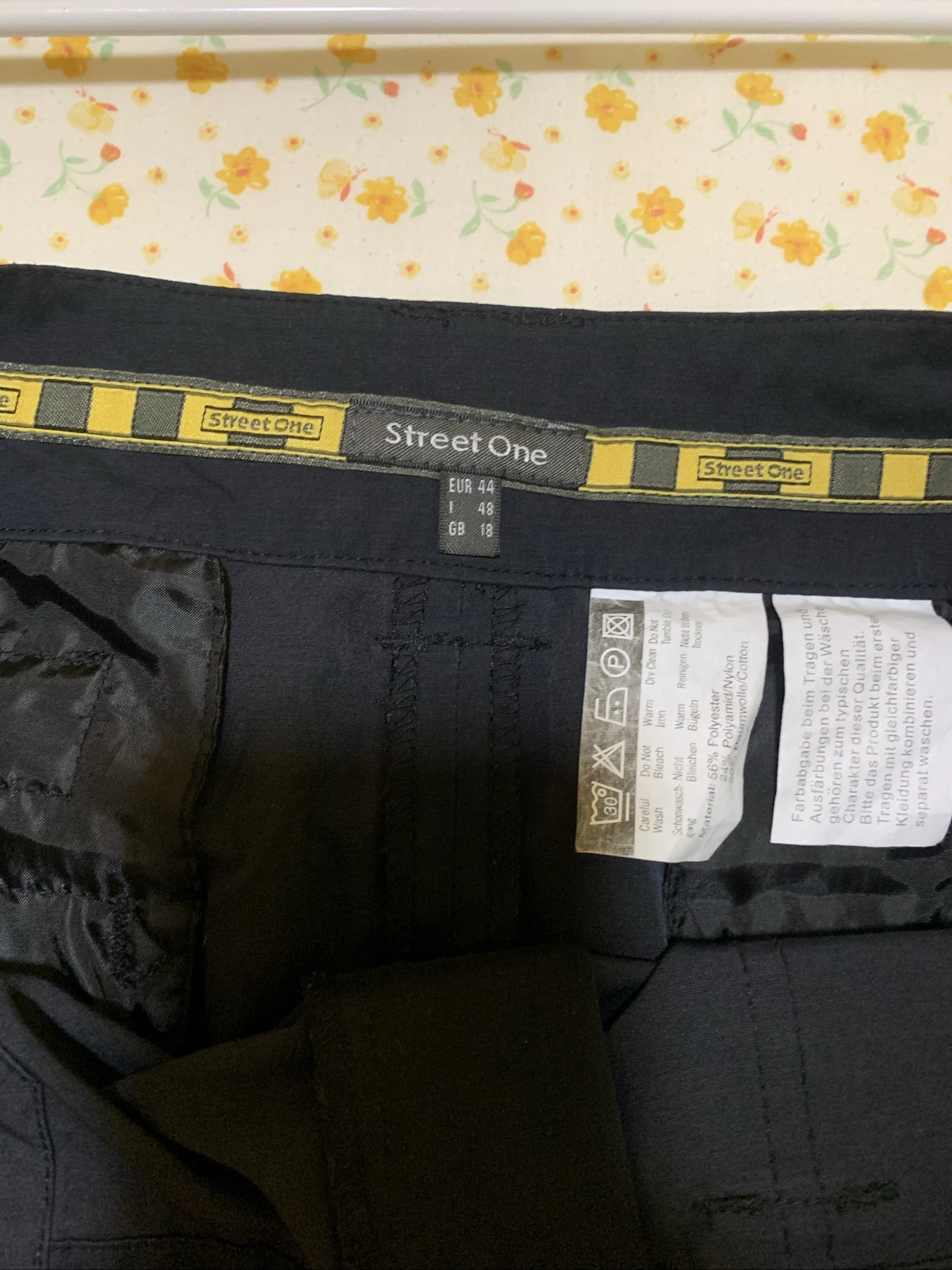 Saia larga tamanho 44 marca Street One cor preto MIDI – photo 7